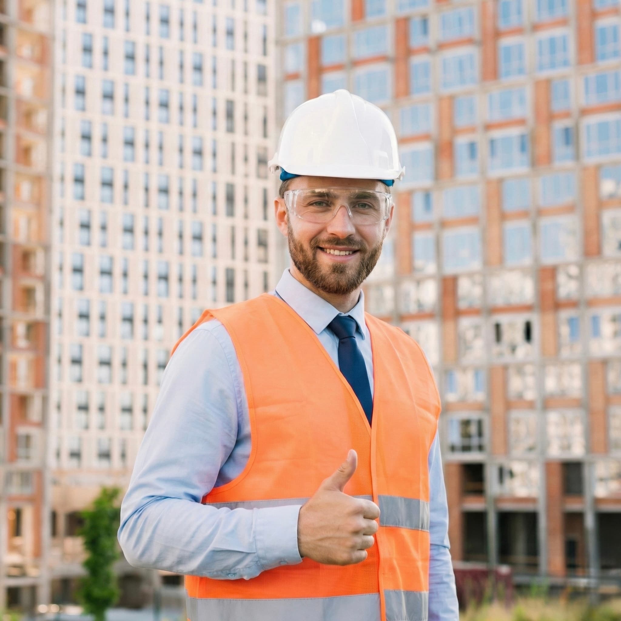 Professionnel du BTP sur chantier